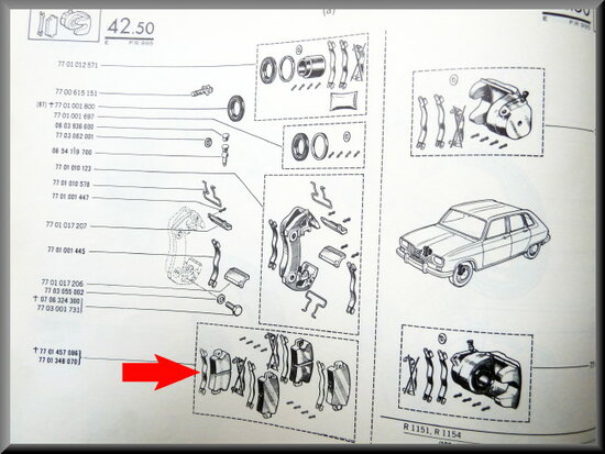 Brake pads Bendix all types except R1150.