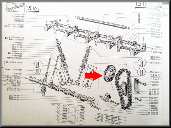 Camshaft sprocket.