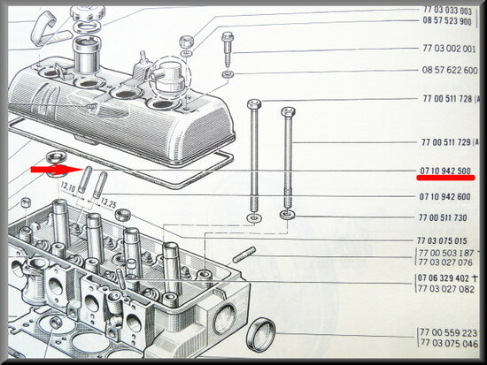 Guide de soupape 13.10mm-49mm.