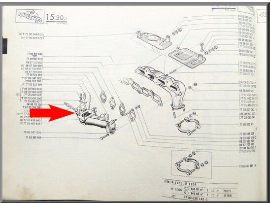 Inlet manifold R16 TX.