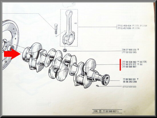 Krukas R16 TX (geslepen).