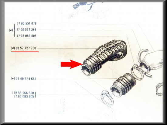 Carburetor cap R16 TS.