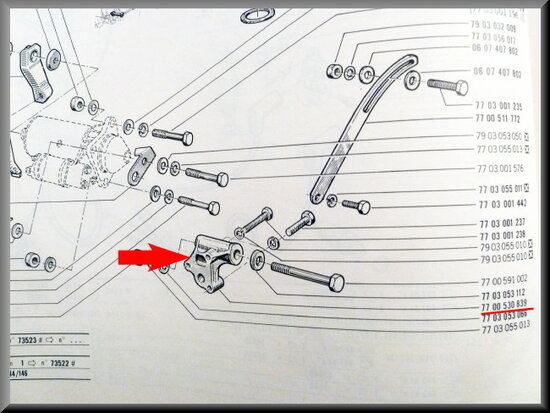 Dynamo steun R16 TS-TX (gebruikt).