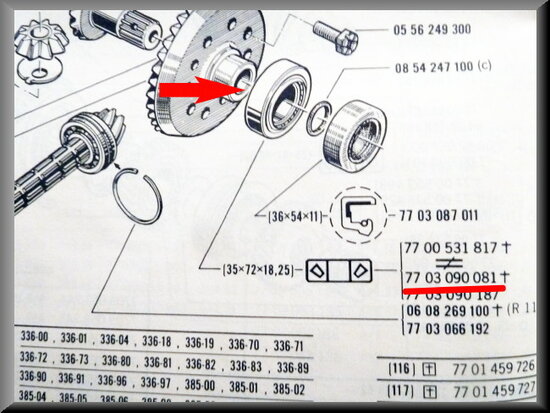  Roulement de differentiel (35-72-18,25mm).