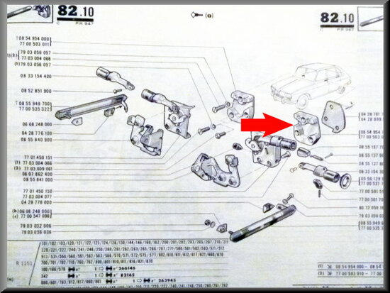 Striker plate left.