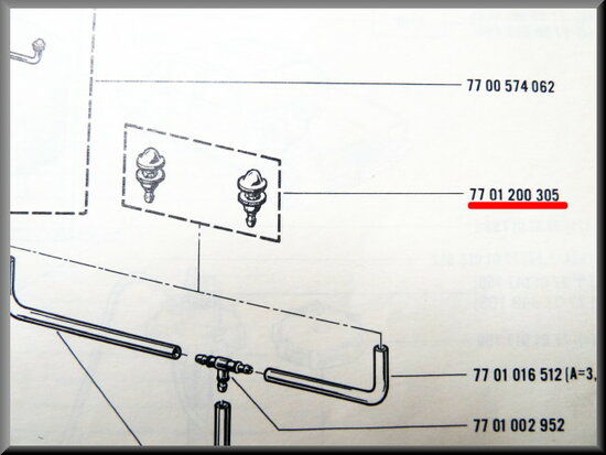 Windscreen washer nozzle (set).