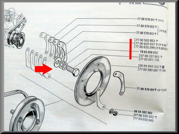 Mounting set pulley camshaft.