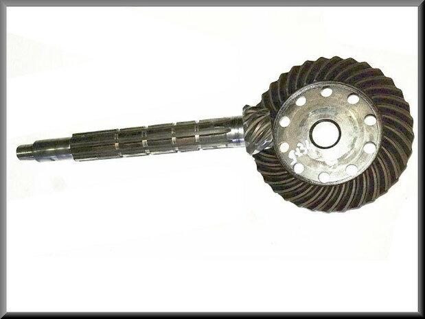 Crown wheel and pinion (9 and 34 theeth), new