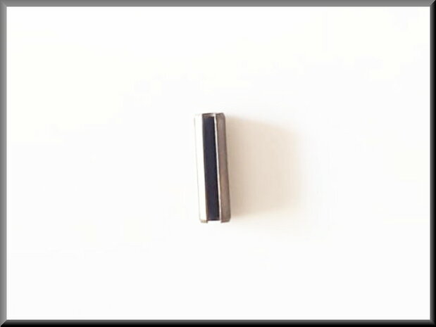 Roll pin door handle.
