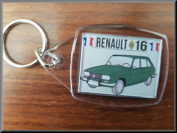 Sleutelhanger Renault 16 TL (groen).