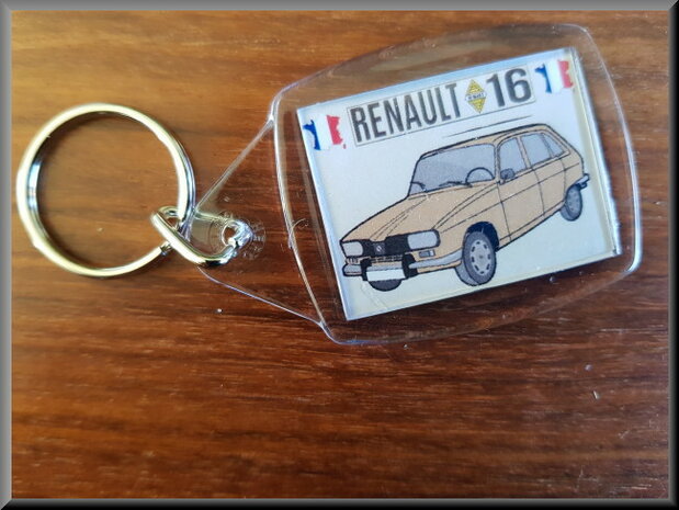 Keyring Renault 16 TL (beige).