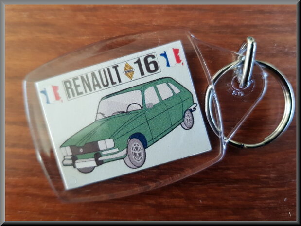 Keyring Renault 16 TX (green).