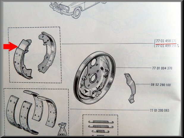 Remschoenen (Bendix systeem).