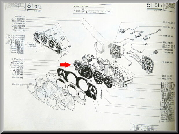 Dashboard meter accuspanning R16TX