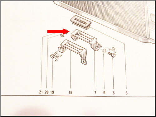 Radiator bracket.