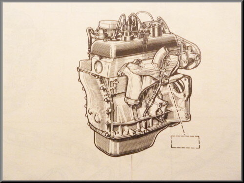 Motorblok R16 TX, type 843 - 1647 cc.