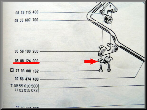 Lower bracket anti roll bar.