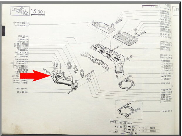 Inlet manifold R16 TS.