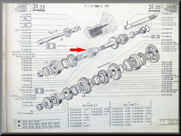 Lager primaire as (25-52-35 mm) (385 bak).