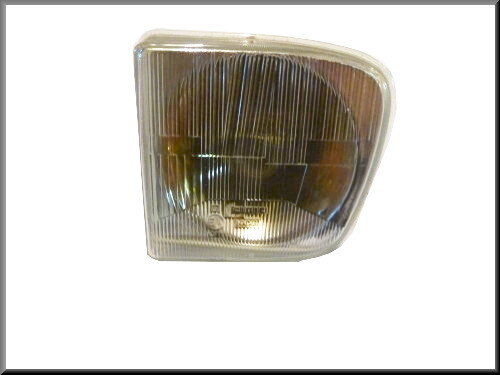 Headlight outside on the left R16 TX >1976 (yellow).