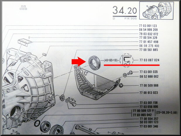 Priseas keerring  (48x65x10 mm)