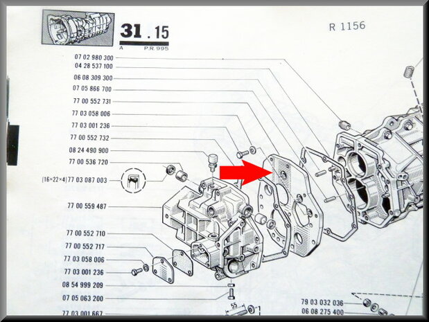 Partition (5 gear).