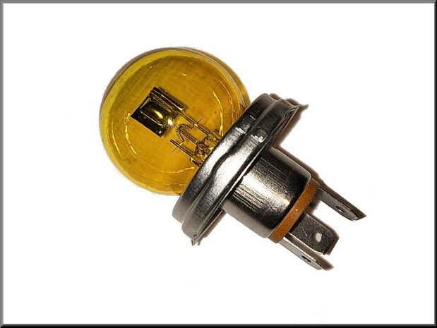 Headlight bulb (yellow, 45 watt).