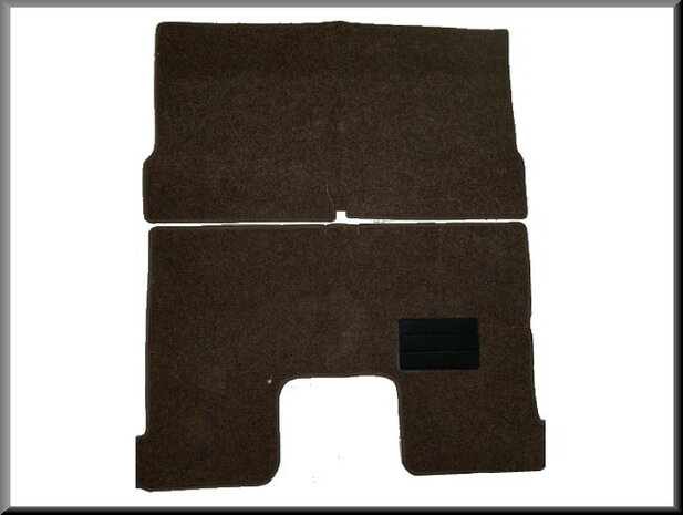 Carpetset brown (boucle).