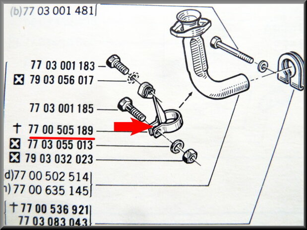 Exhaust clamp R16 TS