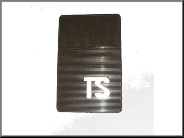 Embleem "TS" (bruin)