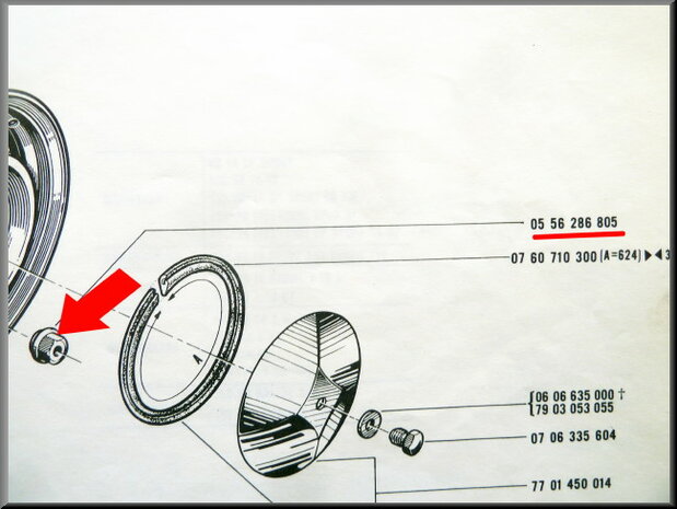 Wheel nut R16 L-TL-TS.