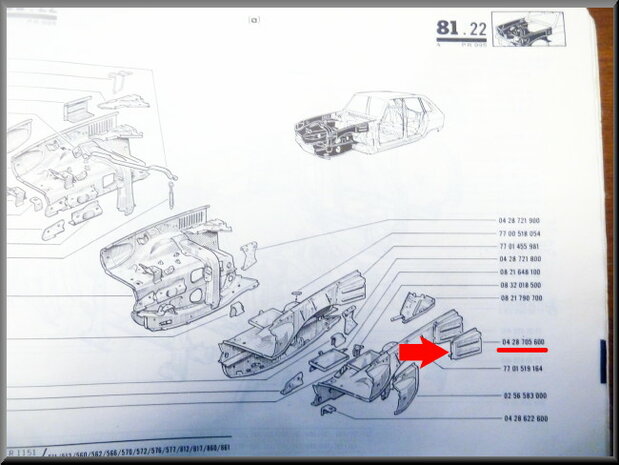 Left wing attachment.