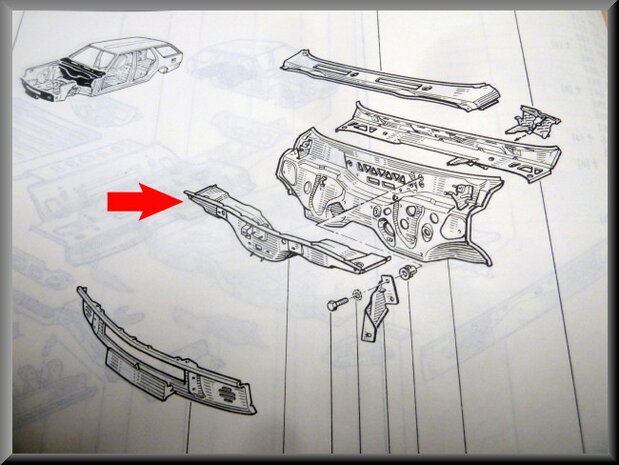 R18 and Fuego Front cross beam (New Old Stock).