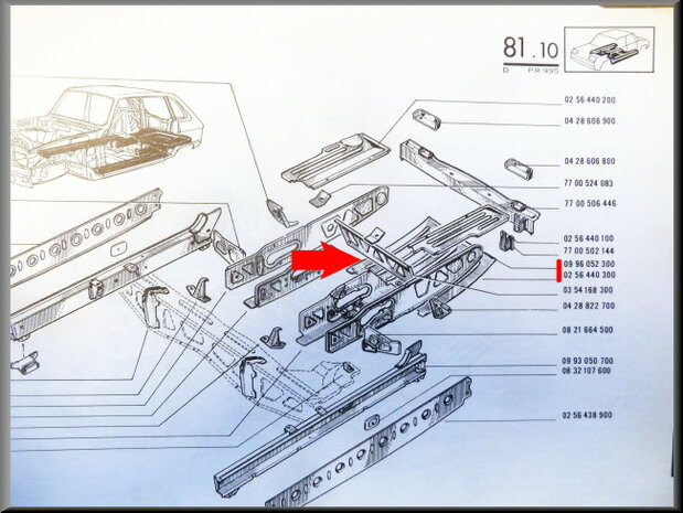 Rear underbody.