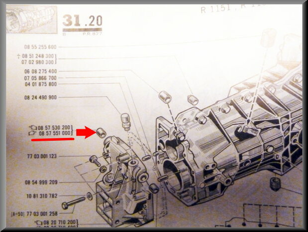 Guide bush (336 gearbox).