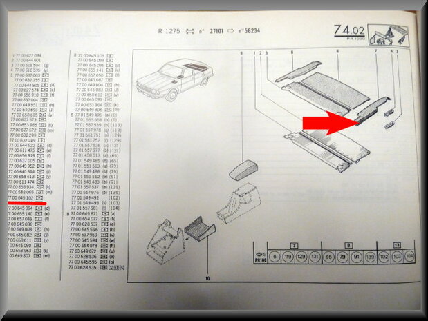 R20-R30 Grey boot liner left.