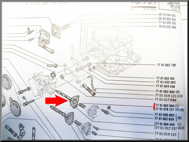 Membrane de starter 32DAR