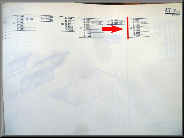 R18 Doorskin front right (New Old Stock).