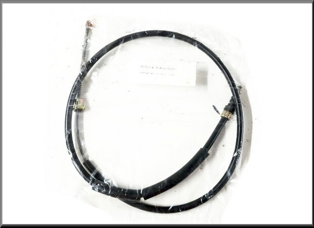 R14 Handbrake cable rear left (New Old Stock).
