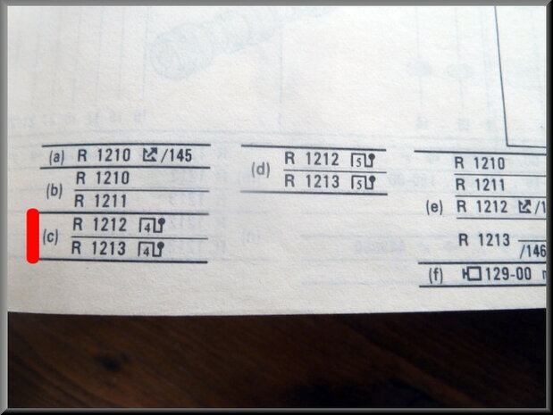 R14 Pakking distributiedeksel (New Old Stock).