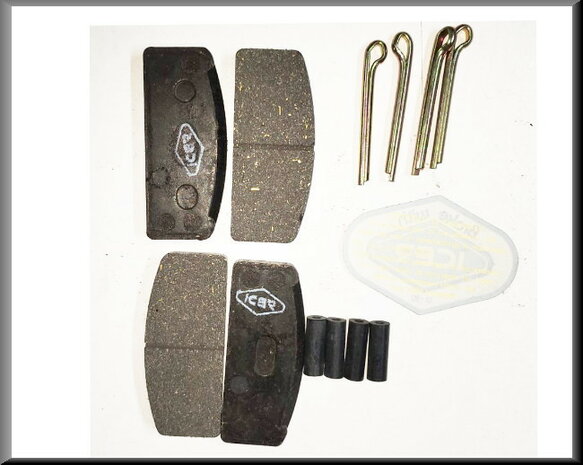 R8-R10-Brake pads set (New Old Stock).