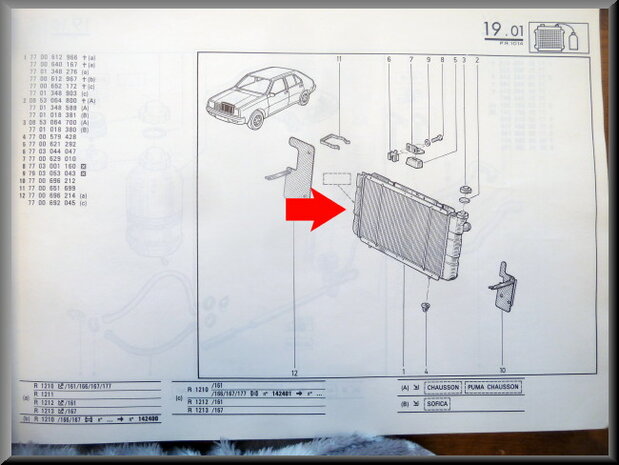 R14 Radiator (New Old Stock).