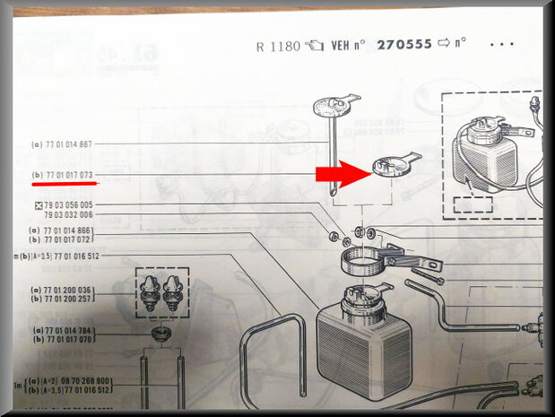 R4-R6 Washer reservoir cap.