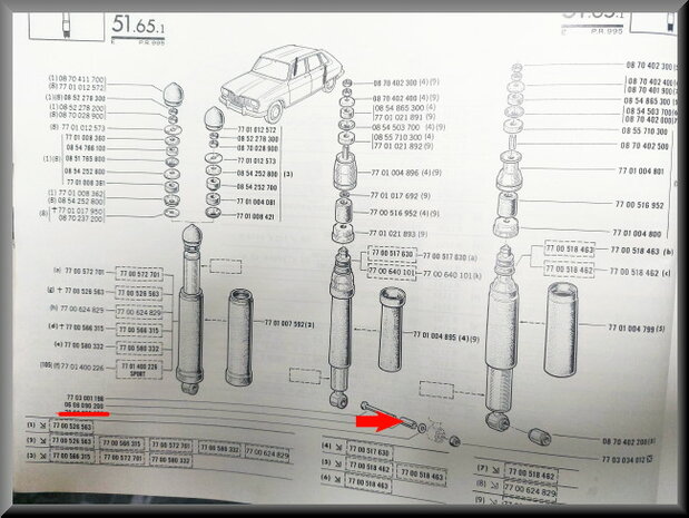 Shock absorber bolt bush.