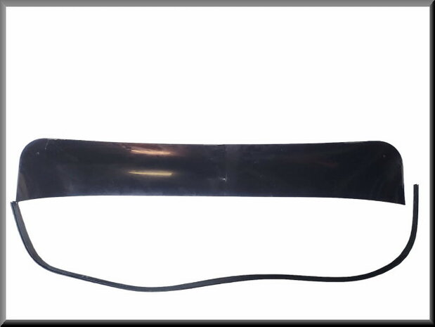 Sunshade for the open roof (purple with seal).