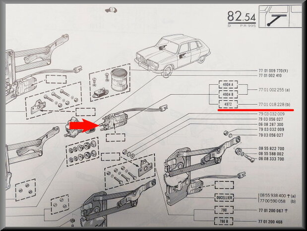 Ruithefmotor R16 TS en TX (eerste type).