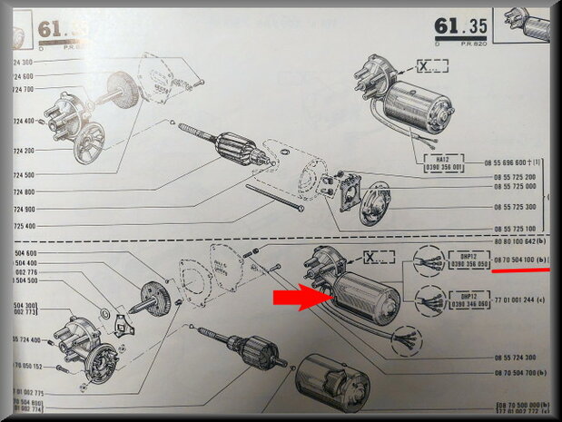 Ruitenwisser motor R16 1150.