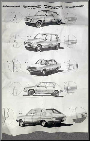 R14: Zijbescherming carrosserie (New Old Stock).