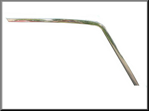 Chroomstrip portier voorzijde rechts (Gebruikt).