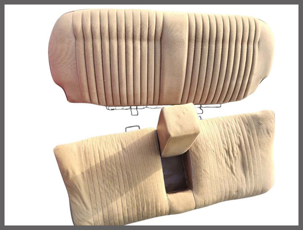 Compleet interieur beige stof (gebruikt).